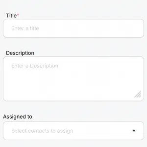 Create task mobile 